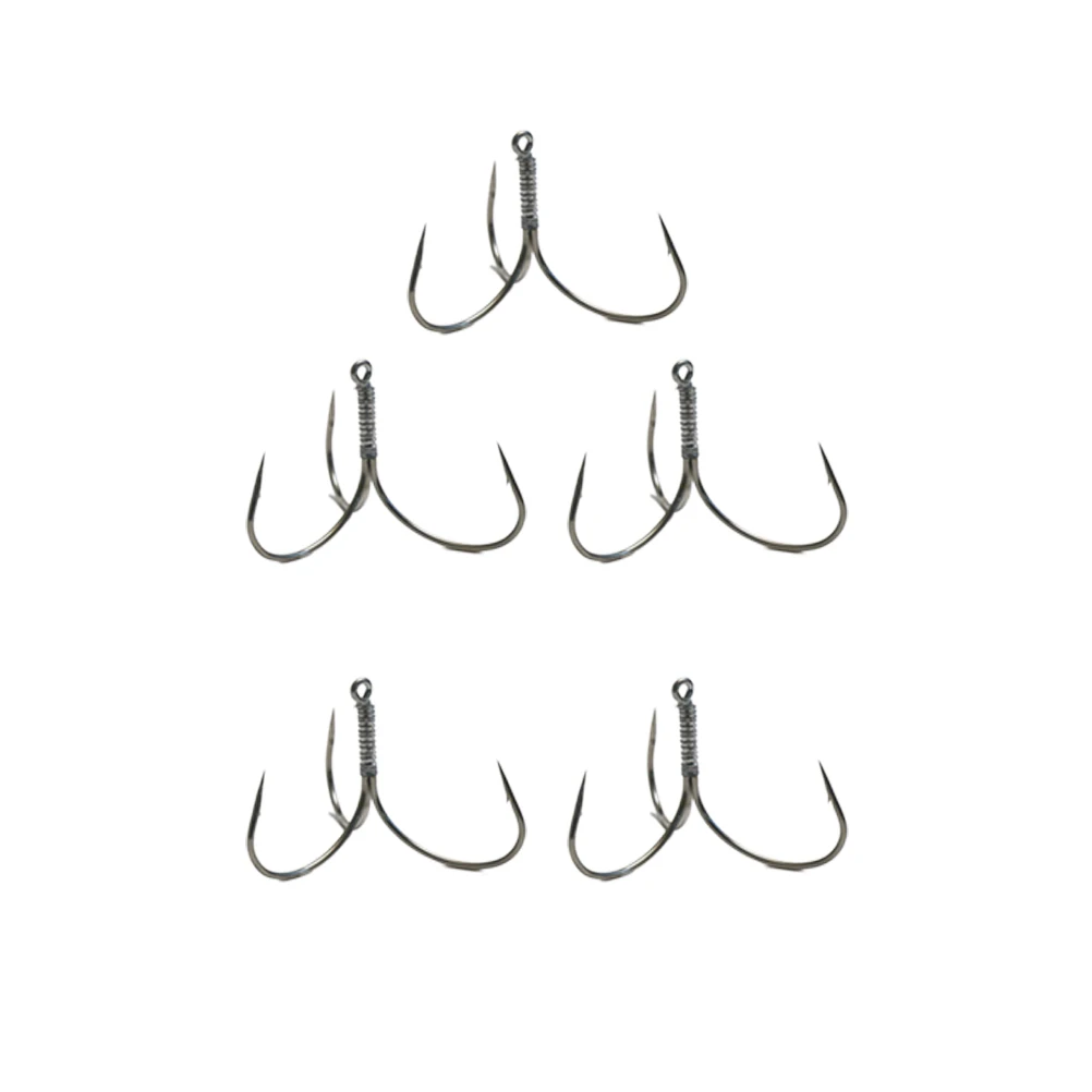 5pcs Fishing Hooks High Strength Corrosion Resistance Sea Freshwater Tackle Hangers Barb Three Claw Unique Design Multiple
5pcs Fishing Hooks High Strength Corrosion Resistance Sea Freshwater Tackle Hangers Barb Three Claw Unique Design Multiple