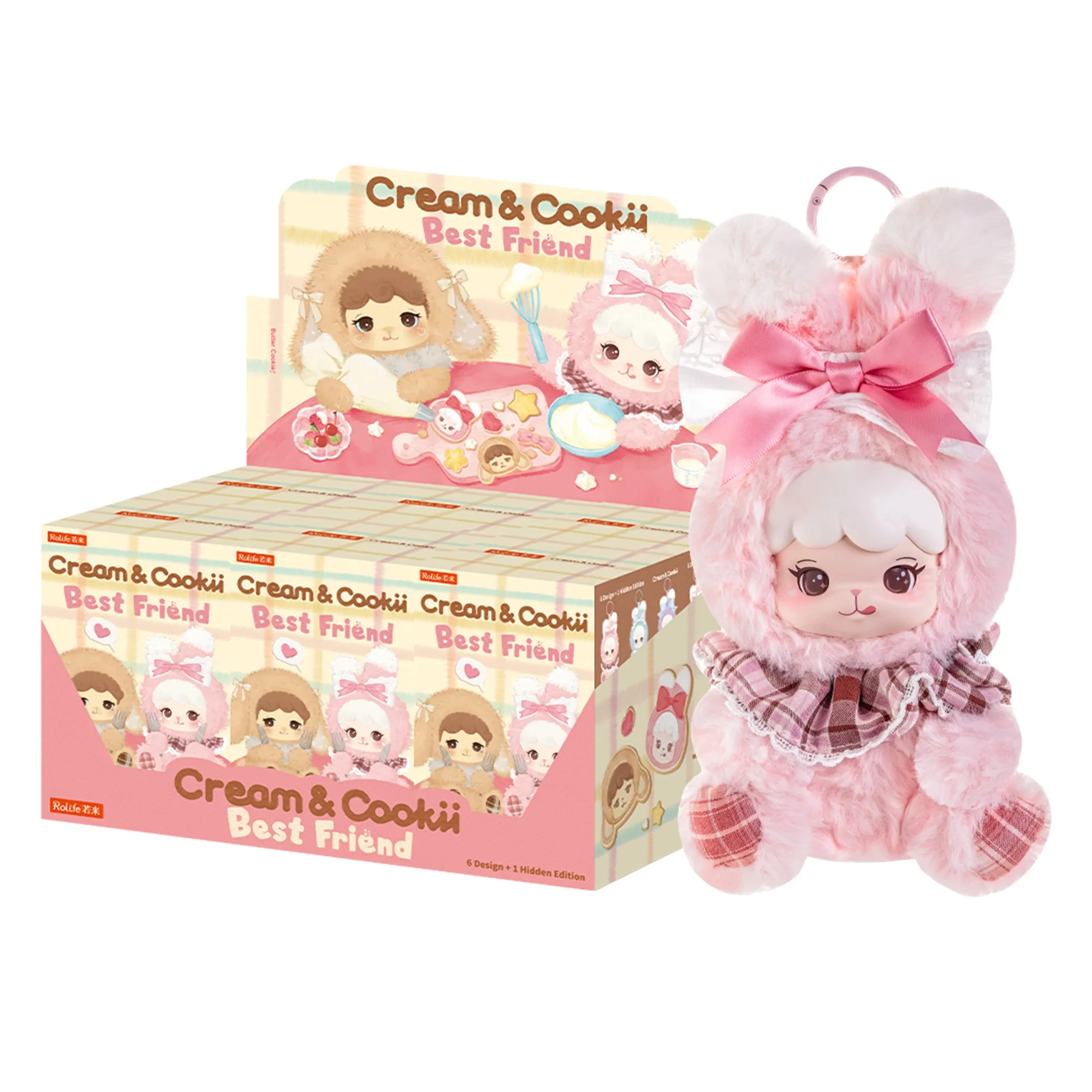 ROBOTIME Rolife Cream Cookii Bunny Plush Pendant Blind Box Dessert Themed with Secret Chance Soft Collectible Gift for Girls
ROBOTIME Rolife Cream Cookii Bunny Plush Pendant Blind Box Dessert Themed with Secret Chance Soft Collectible Gift for Girls