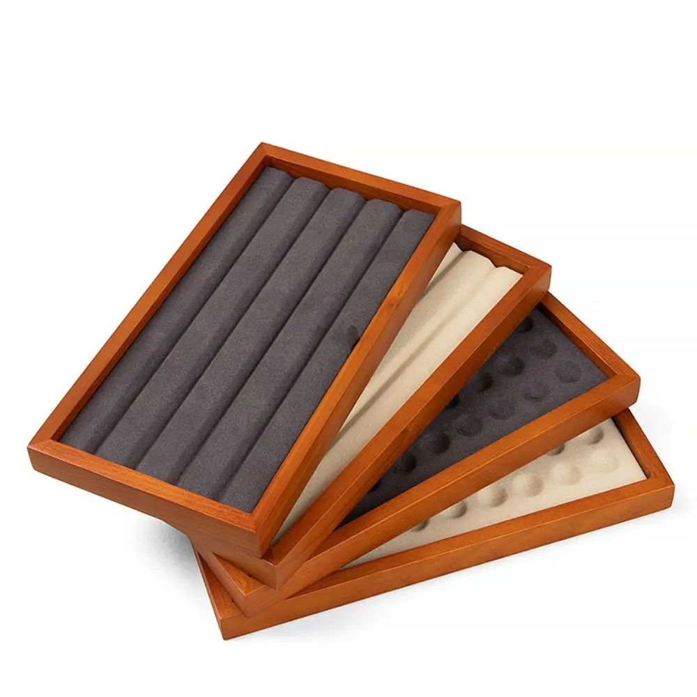 Solid Wood Jewelry Organizer Microfiber Valet Durable Flat Jewelry Tray Stackable Multifunctional Beads Storage Board
Solid Wood Jewelry Organizer Microfiber Valet Durable Flat Jewelry Tray Stackable Multifunctional Beads Storage Board