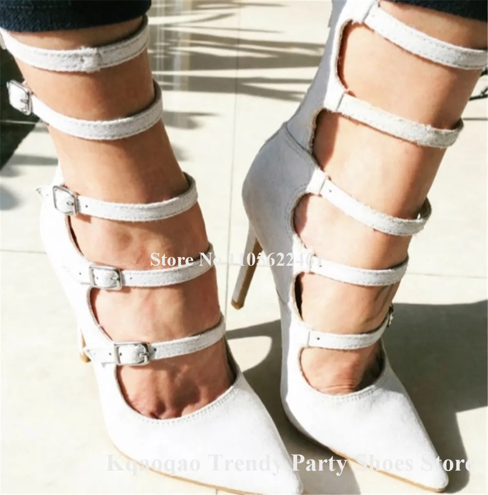 Kqaoqao Fashion White Black Blue Denim Stiletto Heel Pumps Pointed Toe Straps Buckles Thin Heel Party Heels Big Size Dress Shoes
Kqaoqao Fashion White Black Blue Denim Stiletto Heel Pumps Pointed Toe Straps Buckles Thin Heel Party Heels Big Size Dress Shoes