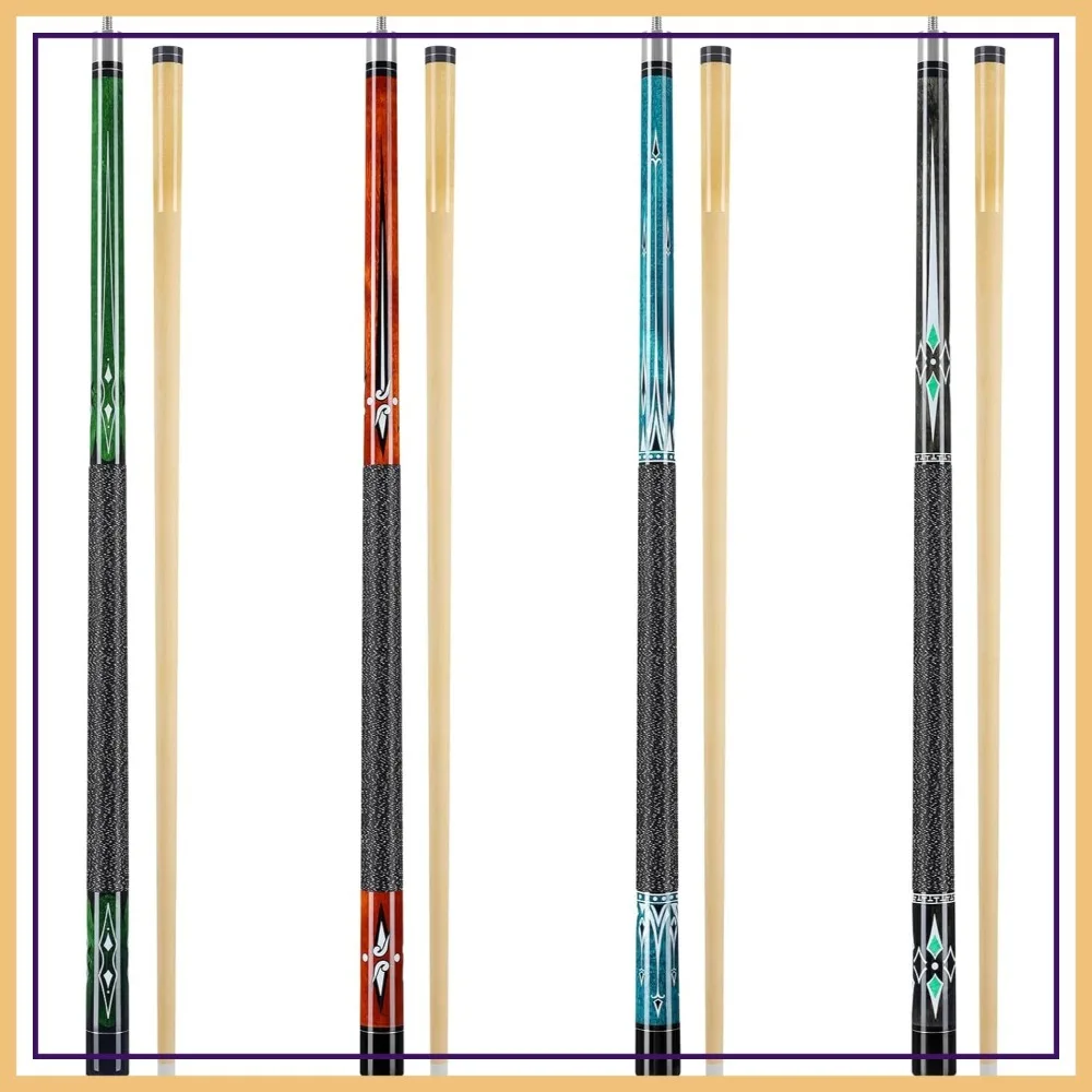 58 inch Maple Pool Cue for Adults, 13mm Tip, 18-21oz, Anti-Slip Grip, Professional Billiard Stick for Bar & Home
58 inch Maple Pool Cue for Adults, 13mm Tip, 18-21oz, Anti-Slip Grip, Professional Billiard Stick for Bar & Home