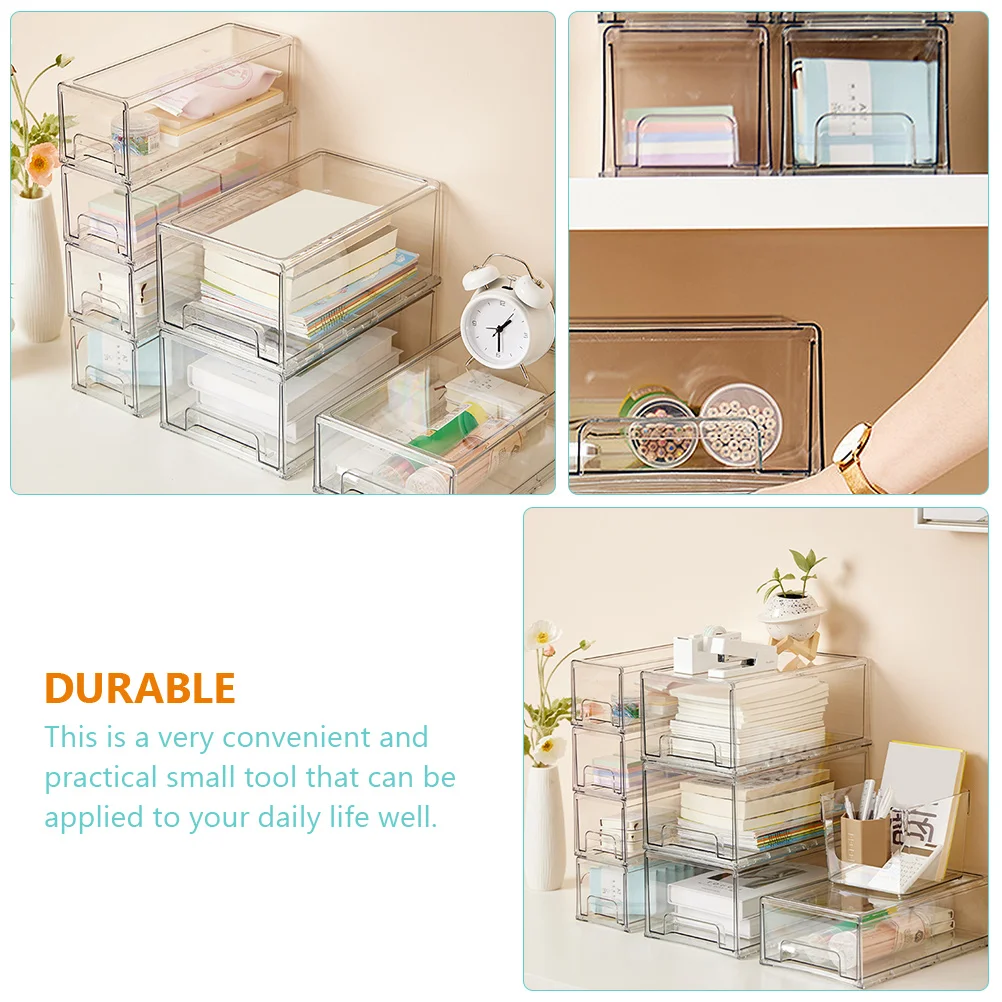 2pcs Desktop Makeup Organizer Box Container Sundries Holder Clear Acrylic Drawer Organizer For Office Bedroom Stackable
2pcs Desktop Makeup Organizer Box Container Sundries Holder Clear Acrylic Drawer Organizer For Office Bedroom Stackable