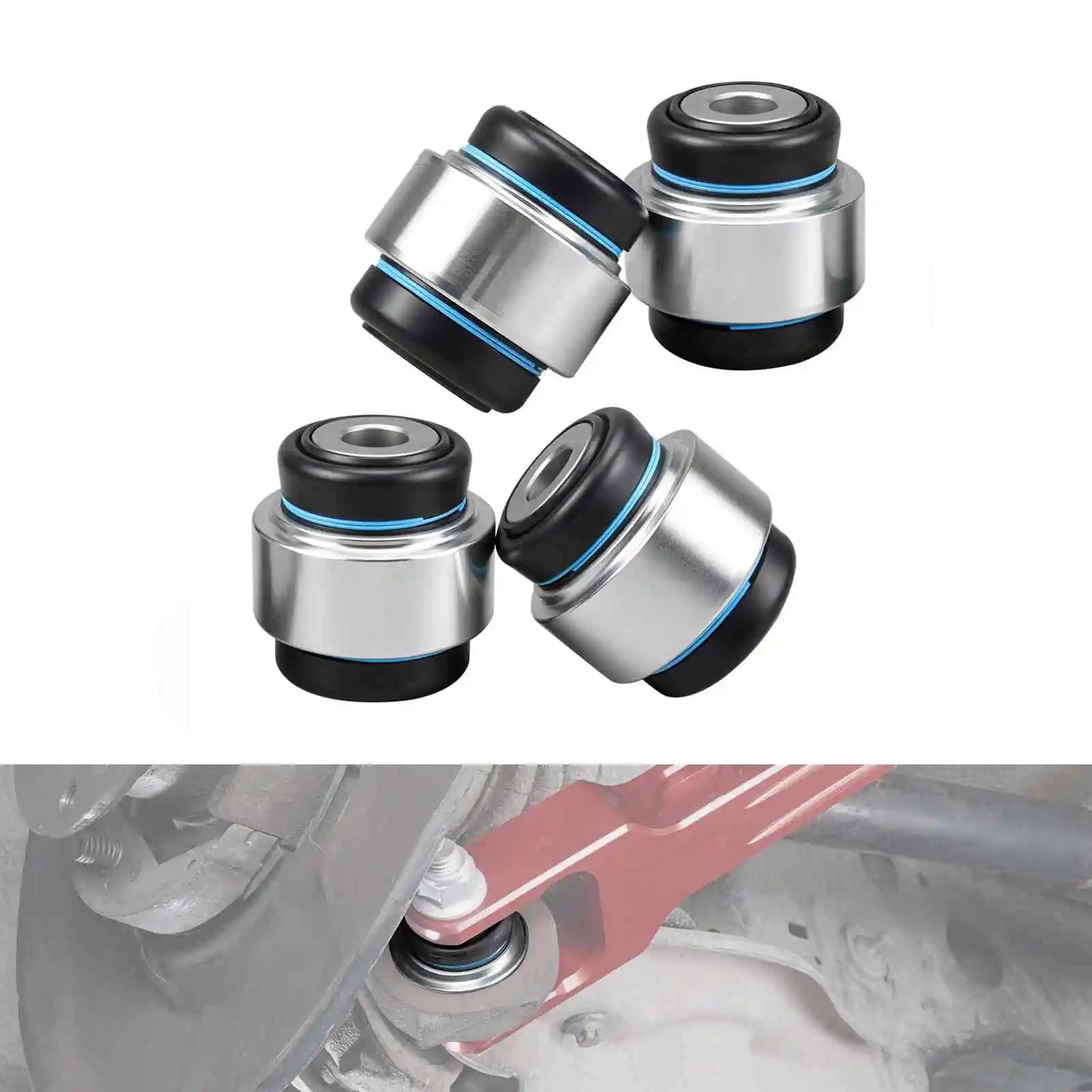 BEVINSEE 40Cr Rear Trailing Arm Bushing Set For BMW E90 E92 E93 E91 M3 E82 E87 X1 E84 335i 330i 328i 325i Replaces 33326763092
BEVINSEE 40Cr Rear Trailing Arm Bushing Set For BMW E90 E92 E93 E91 M3 E82 E87 X1 E84 335i 330i 328i 325i Replaces 33326763092