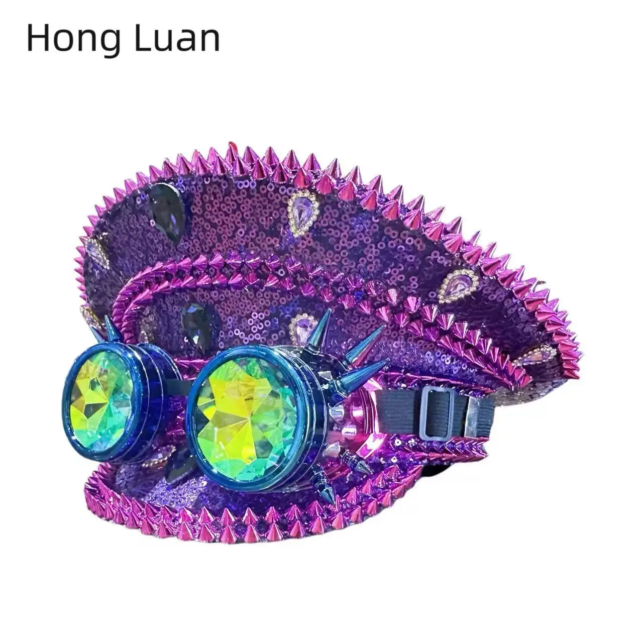 Капитанская шляпа в стиле стимпанк со стразами и очками для женского фестиваля Burning Man, военные аксессуары и кепка для мужчин
Капитанская шляпа в стиле стимпанк со стразами и очками для женского фестиваля Burning Man, военные аксессуары и кепка для мужчин