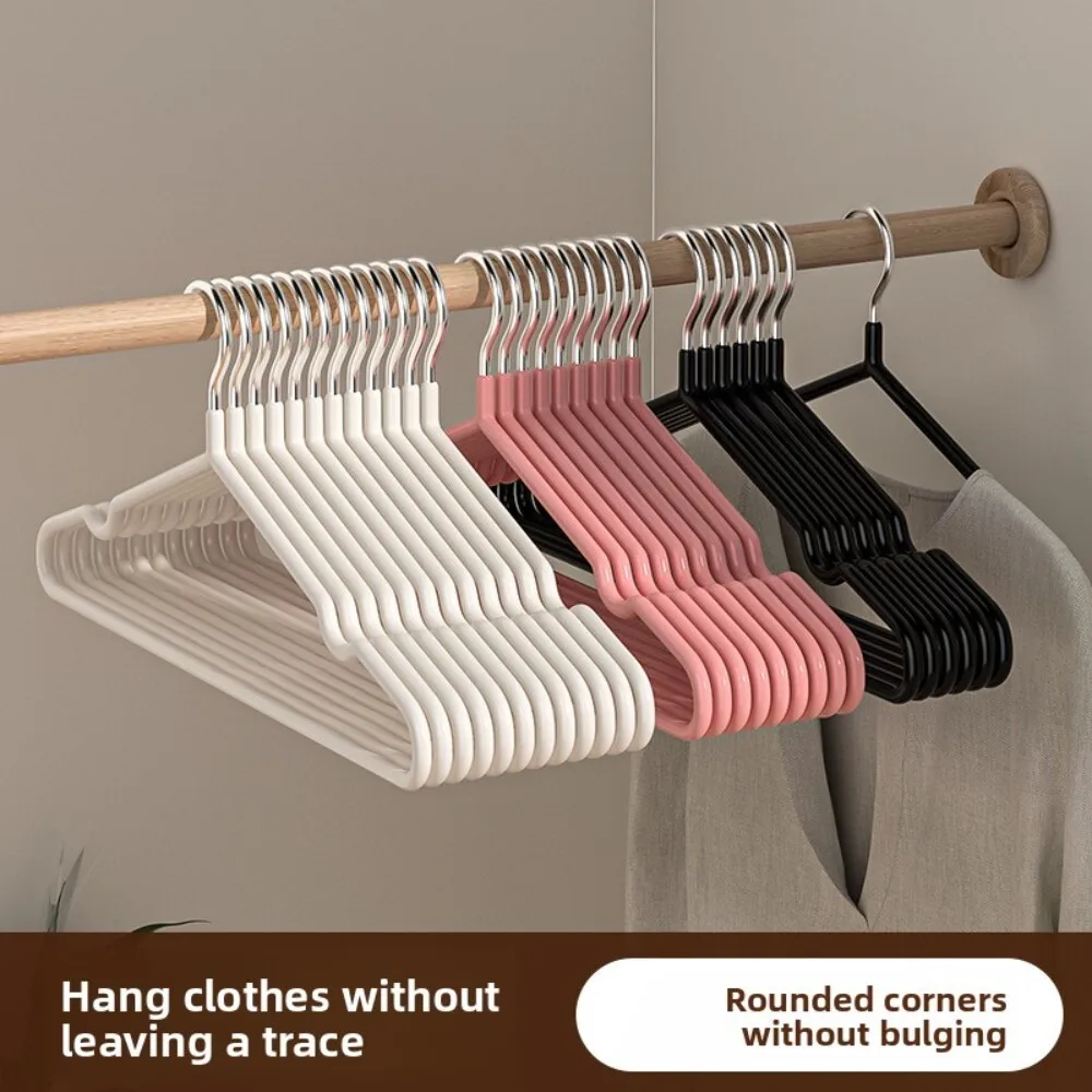 Thickened Plastic Coated Non Slip Hangers for Home Dormitory Student Use Durable Clothes Hangers for Daily Wardrobe Organization 
Thickened Plastic Coated Non Slip Hangers for Home Dormitory Student Use Durable Clothes Hangers for Daily Wardrobe Organization