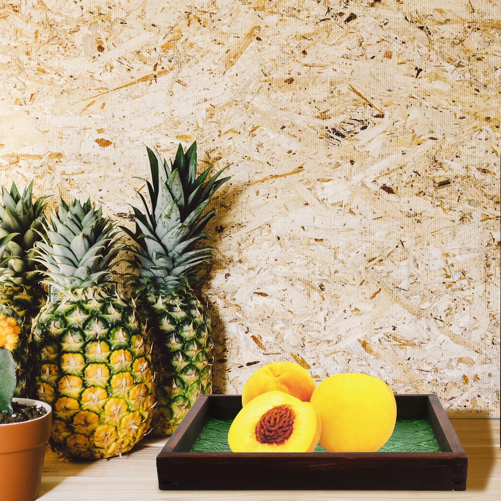 Begonia Pattern Wood Serving Tray Elegant Dessert Holder Fruit Snack Tray for Hotels Restaurants Cafes
Begonia Pattern Wood Serving Tray Elegant Dessert Holder Fruit Snack Tray for Hotels Restaurants Cafes