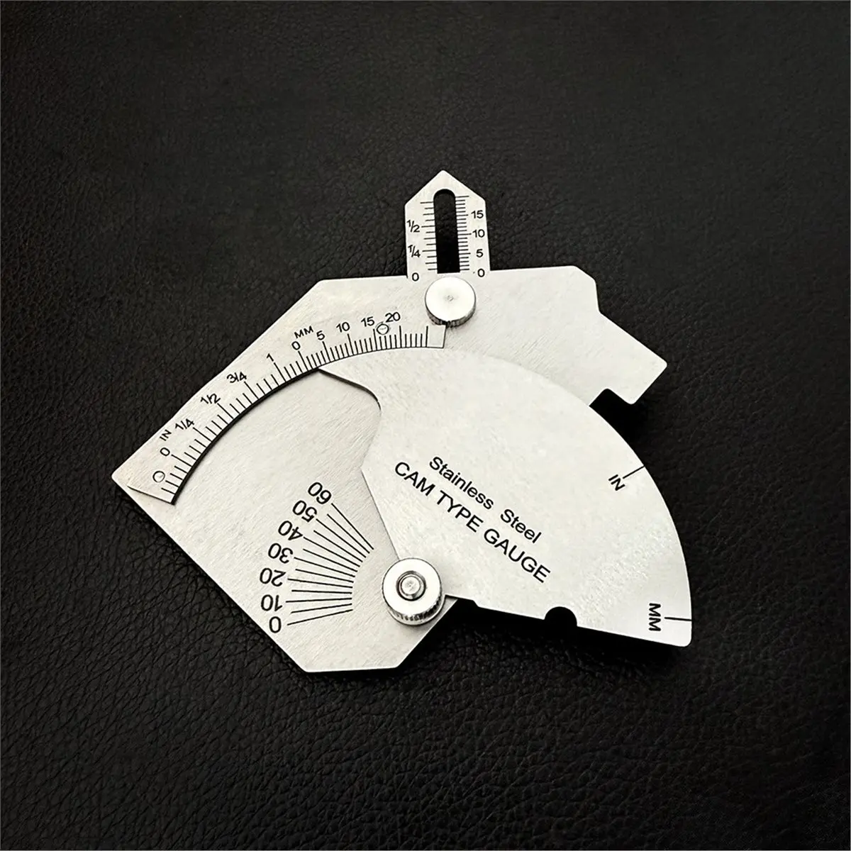 Welding Gauge Stainless Steel Cam Type with Bag, Imperial Metric Measurement 0-60mm
Welding Gauge Stainless Steel Cam Type with Bag, Imperial Metric Measurement 0-60mm