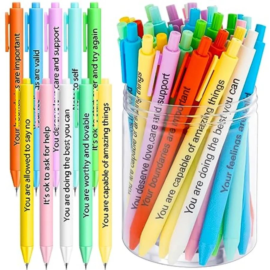 Pcs Motivational Gel Ink Pens Bulk with Different Inspirational Quotes Funny Inspirational Ballpoint Pens Bulk Smooth Writing f
Pcs Motivational Gel Ink Pens Bulk with Different Inspirational Quotes Funny Inspirational Ballpoint Pens Bulk Smooth Writing f