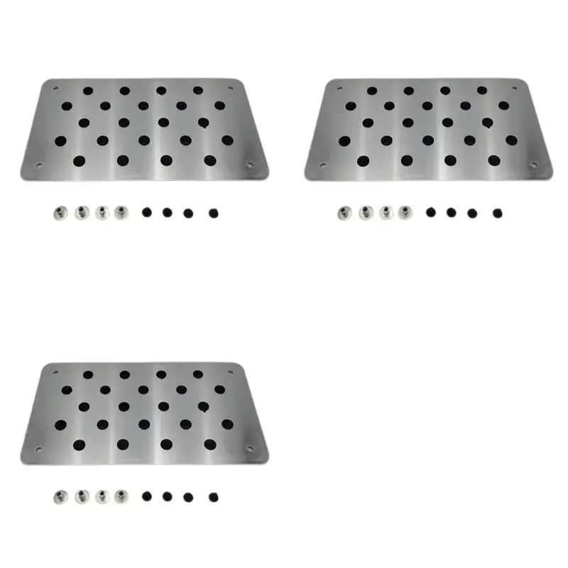 Efficientt-3X Aluminum Alloy Car Non-Slip Plate Carpet Pedal Floor Mat Environmental Rubber Car Accessories Styling
Efficientt-3X Aluminum Alloy Car Non-Slip Plate Carpet Pedal Floor Mat Environmental Rubber Car Accessories Styling