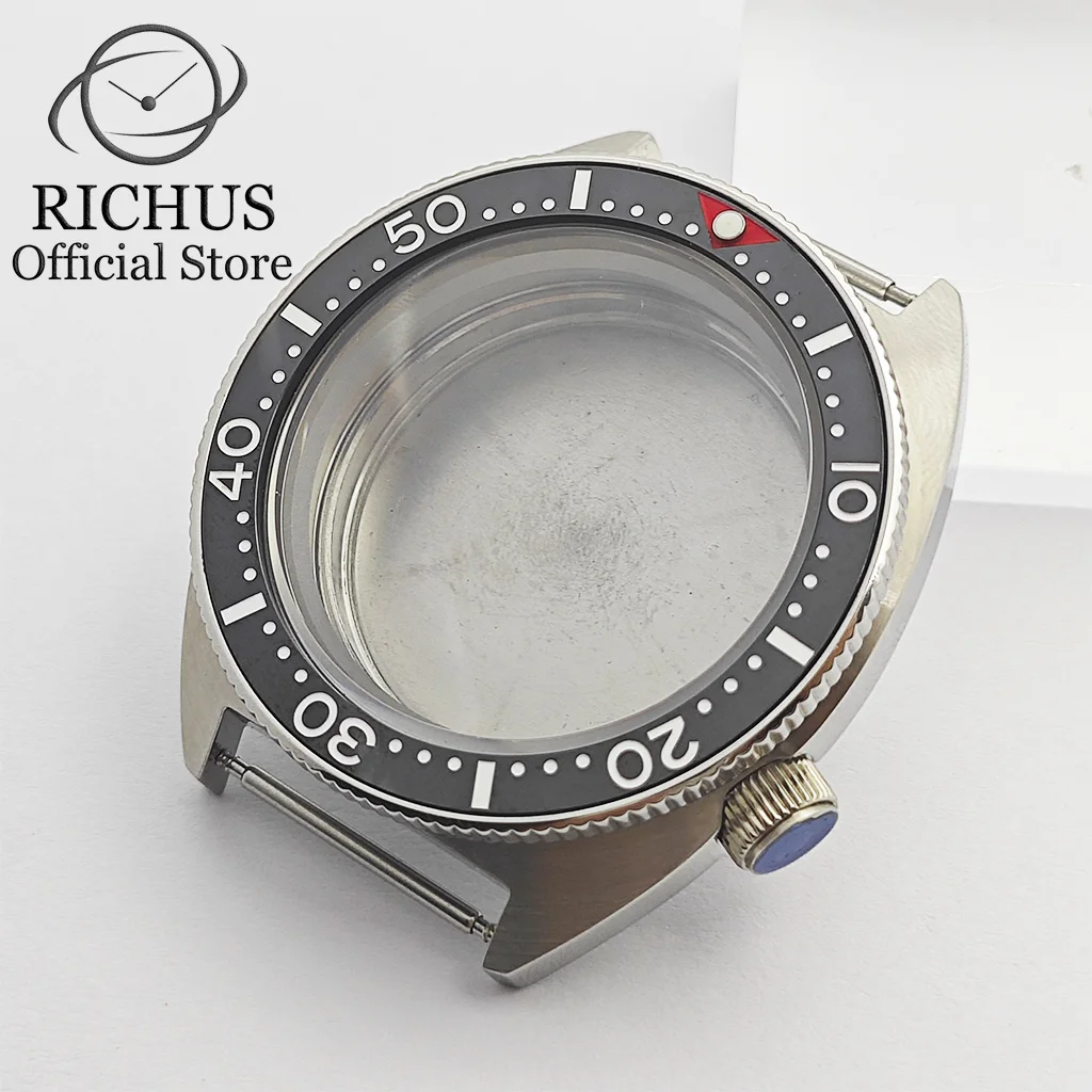 RICHUS 40mm Silver Watch Case Sapphire Glass Watch Case Plane Ceramic/Aluminium Bezel Fit NH35 NH36 Movement Watch Accessories
RICHUS 40mm Silver Watch Case Sapphire Glass Watch Case Plane Ceramic/Aluminium Bezel Fit NH35 NH36 Movement Watch Accessories