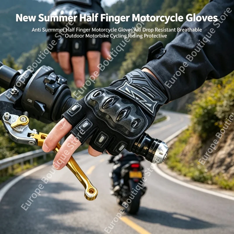 2026 New Summer Half Finger Motorcycle Gloves Anti Slip Drop Resistant Breathable Outdoor Motorbike Cycling Riding Protective
2026 New Summer Half Finger Motorcycle Gloves Anti Slip Drop Resistant Breathable Outdoor Motorbike Cycling Riding Protective