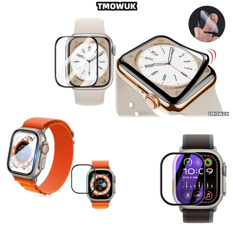 For Apple Watch 1 2 3 4 5 6 7 8 9 10 SE 38 41 45 44 42 49 MM Anti-Scratch Film Full Guarding Layer Transparent Cover
For Apple Watch 1 2 3 4 5 6 7 8 9 10 SE 38 41 45 44 42 49 MM Anti-Scratch Film Full Guarding Layer Transparent Cover
