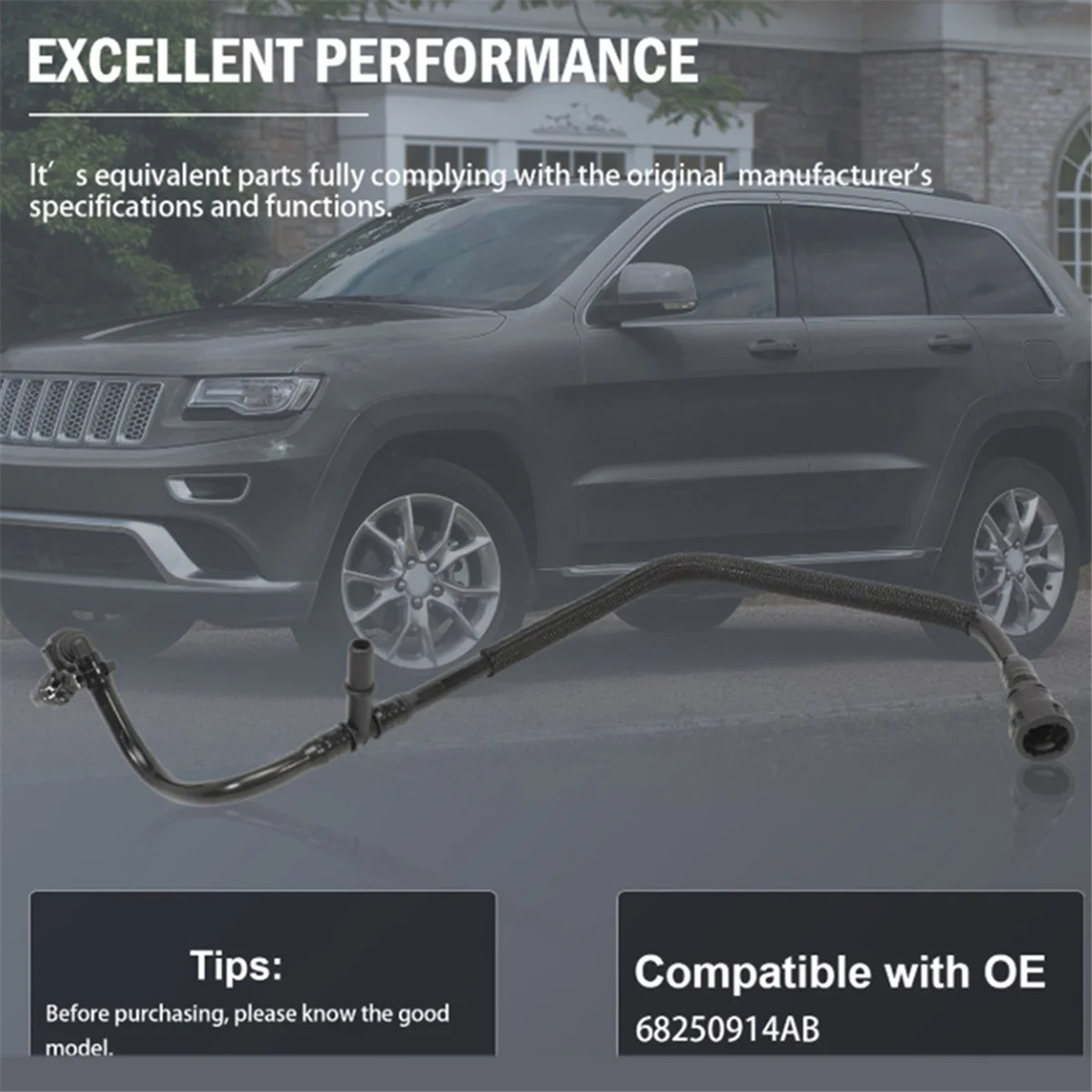 Ingenious Steam Tank Cleaning Valve Hose Hose Purge 68250914AB for Dodge Durango 2016-2020 Durable
Ingenious Steam Tank Cleaning Valve Hose Hose Purge 68250914AB for Dodge Durango 2016-2020 Durable