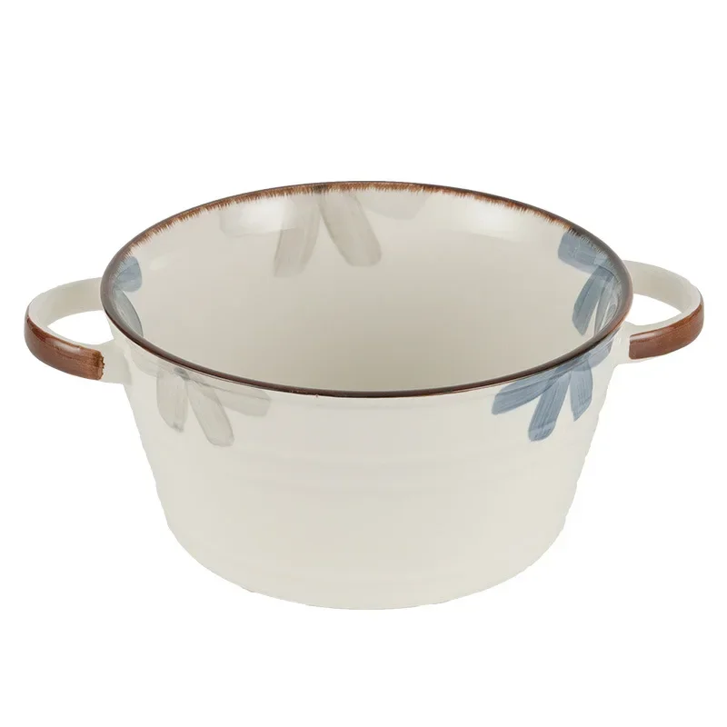 Full of Retro Charm Binaural Bowl Japanese Pastoral Style Home Vegetable Soup Bowl Instant Noodle Micro-flaw
Full of Retro Charm Binaural Bowl Japanese Pastoral Style Home Vegetable Soup Bowl Instant Noodle Micro-flaw