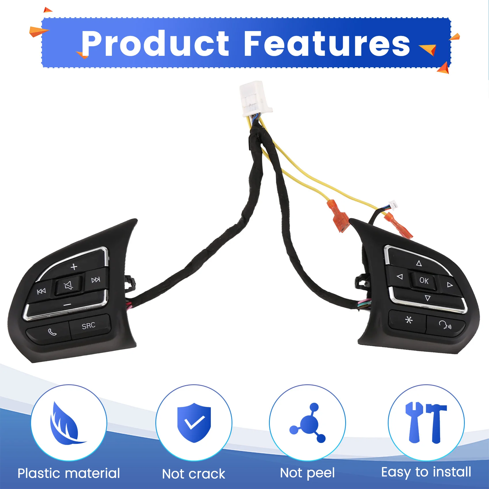 New Car Combination Switches Steering Wheel Button Cruise Control Switch For Saic Roewe RX5 MG ZS Car Motor Parts-L94A
New Car Combination Switches Steering Wheel Button Cruise Control Switch For Saic Roewe RX5 MG ZS Car Motor Parts-L94A