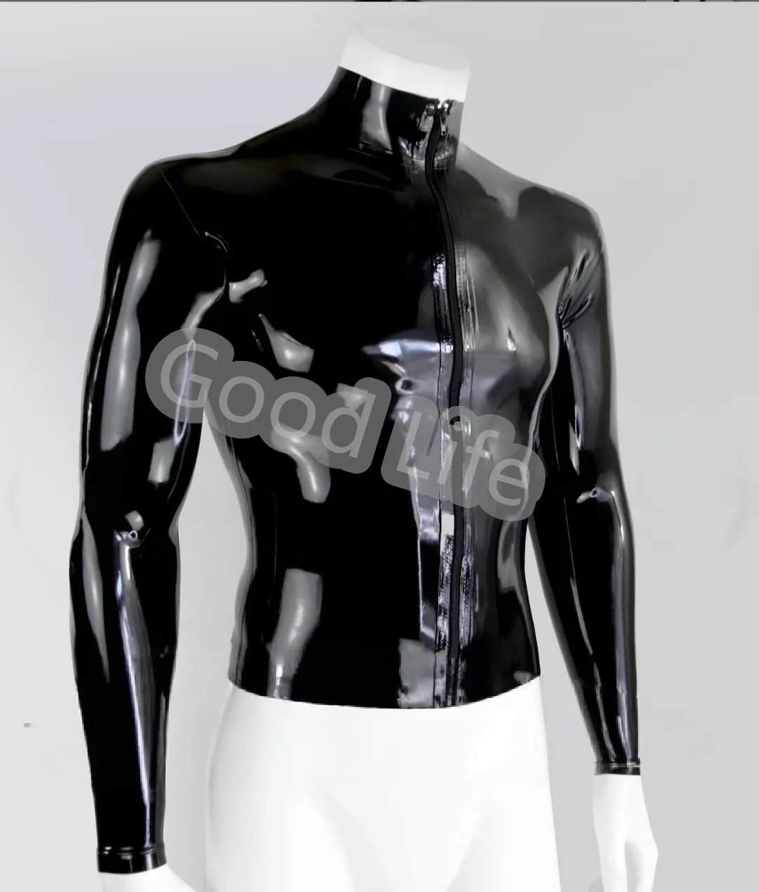 Handmade Sexy Men's Latex Long Sleeve Shirt Rubber Men's Cool Top With Front Zipper T-Shirt Latex Bodysuit
Handmade Sexy Men's Latex Long Sleeve Shirt Rubber Men's Cool Top With Front Zipper T-Shirt Latex Bodysuit