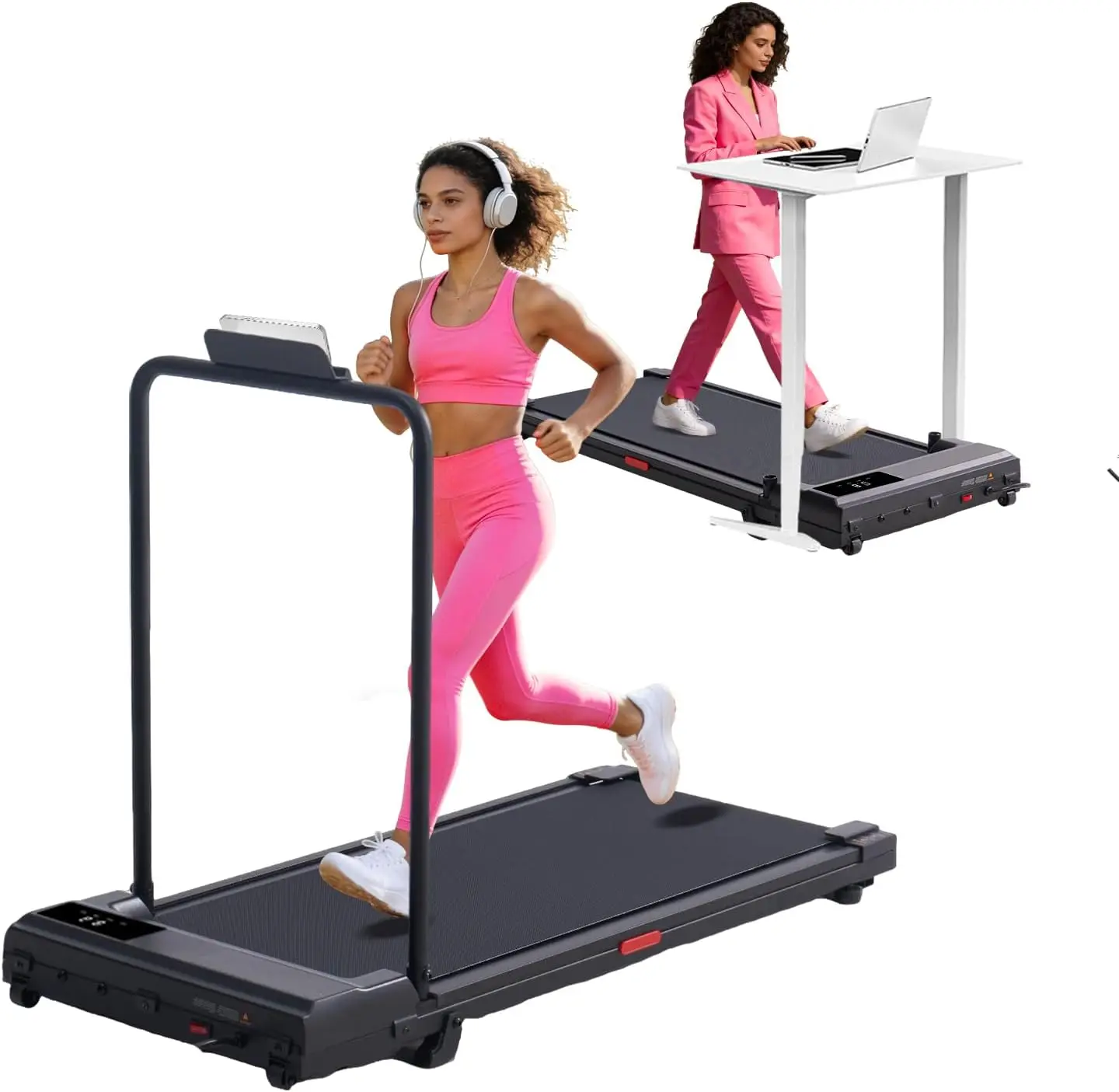 Compact Walking Pad Treadmill for Home, 3.0HP Motor, 0.6-7.6MPH, 350LBS Capacity
Compact Walking Pad Treadmill for Home, 3.0HP Motor, 0.6-7.6MPH, 350LBS Capacity
