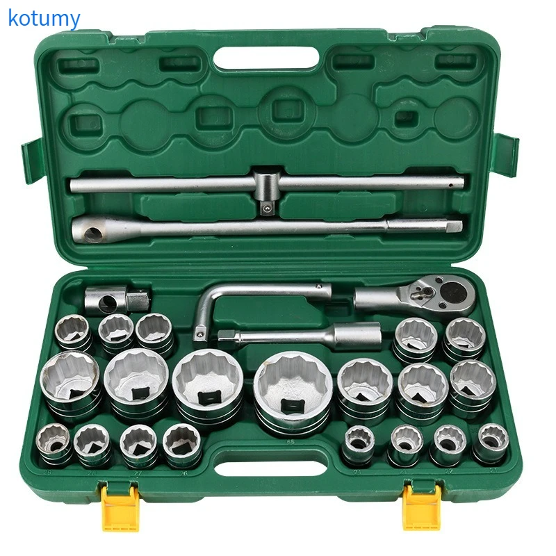 3/4 Drive 26 Pieces Hex & Flank Socket Combination Set
3/4 Drive 26 Pieces Hex & Flank Socket Combination Set