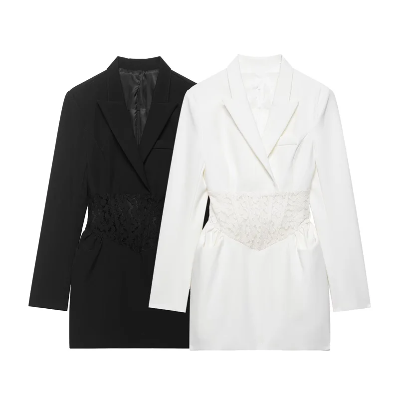 Summer Women's Casual Blazer Mini Dresses 2026 New Fashionable Long Sleeved Lace Party Dress Women's Evening Dress
Summer Women's Casual Blazer Mini Dresses 2026 New Fashionable Long Sleeved Lace Party Dress Women's Evening Dress