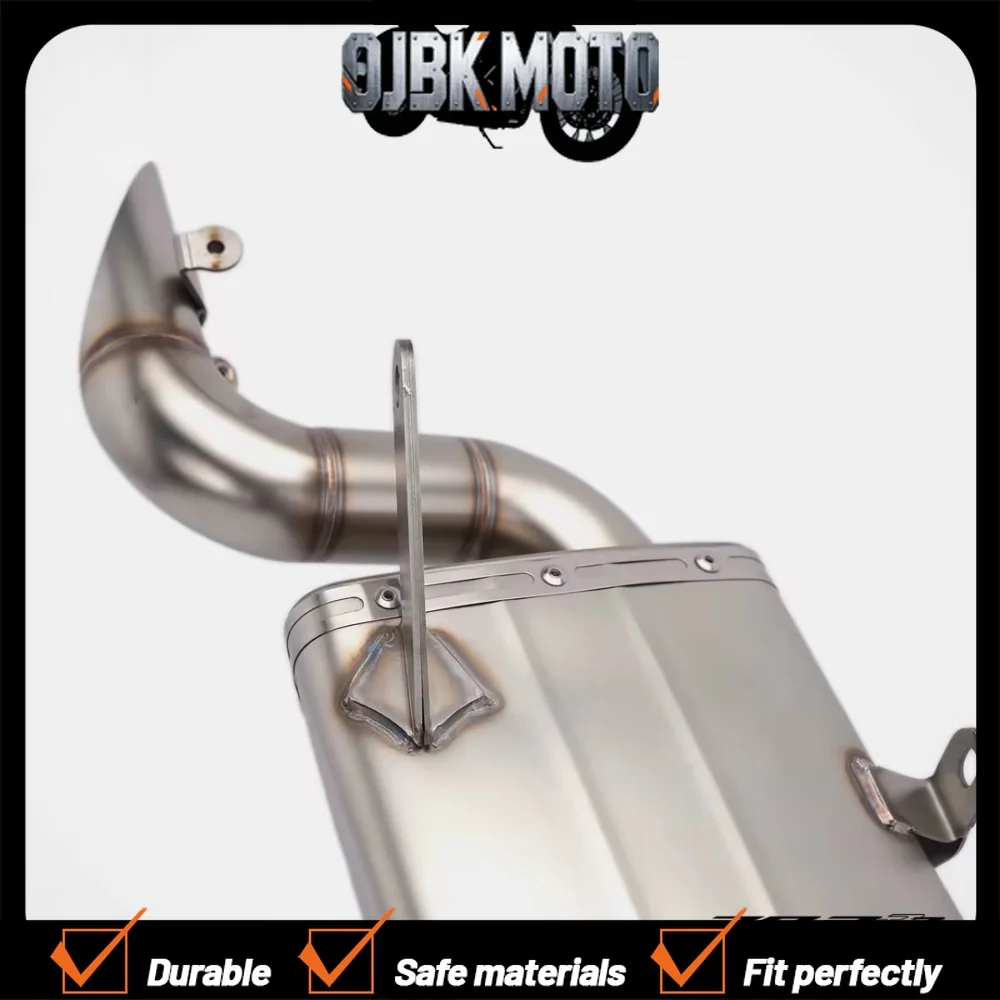 【Perfect fit】For ZONTES 703RR valve exhaust pipe, stainless steel, bottom outlet, full section, straight-through appearance.
【Perfect fit】For ZONTES 703RR valve exhaust pipe, stainless steel, bottom outlet, full section, straight-through appearance.