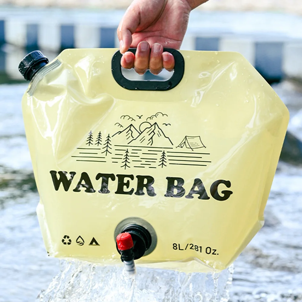 8L Collapsible Water Bag with Faucet Large Capacity Portable Outdoor for Hiking Travel Picnic Camping Equipment Supplies
8L Collapsible Water Bag with Faucet Large Capacity Portable Outdoor for Hiking Travel Picnic Camping Equipment Supplies