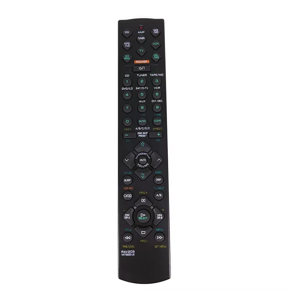 Remote Control use for Yamaha AV Receiver RAV205 RAV206 V4732200 RX-V396 RX-V396RDS YHT-17 V6940901 RX-V420 DSP-AX620
Remote Control use for Yamaha AV Receiver RAV205 RAV206 V4732200 RX-V396 RX-V396RDS YHT-17 V6940901 RX-V420 DSP-AX620