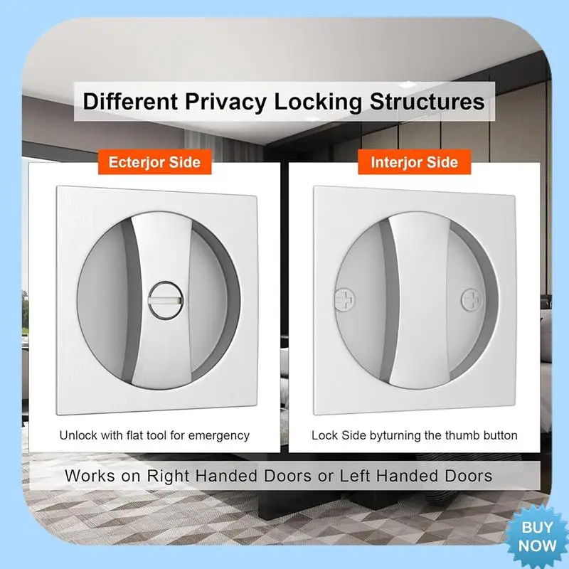 A47Z Pocket Door Lock Pocket Door Lock For Bed/Bath Contemporary Privacy Square Pocket Door Hardware
A47Z Pocket Door Lock Pocket Door Lock For Bed/Bath Contemporary Privacy Square Pocket Door Hardware