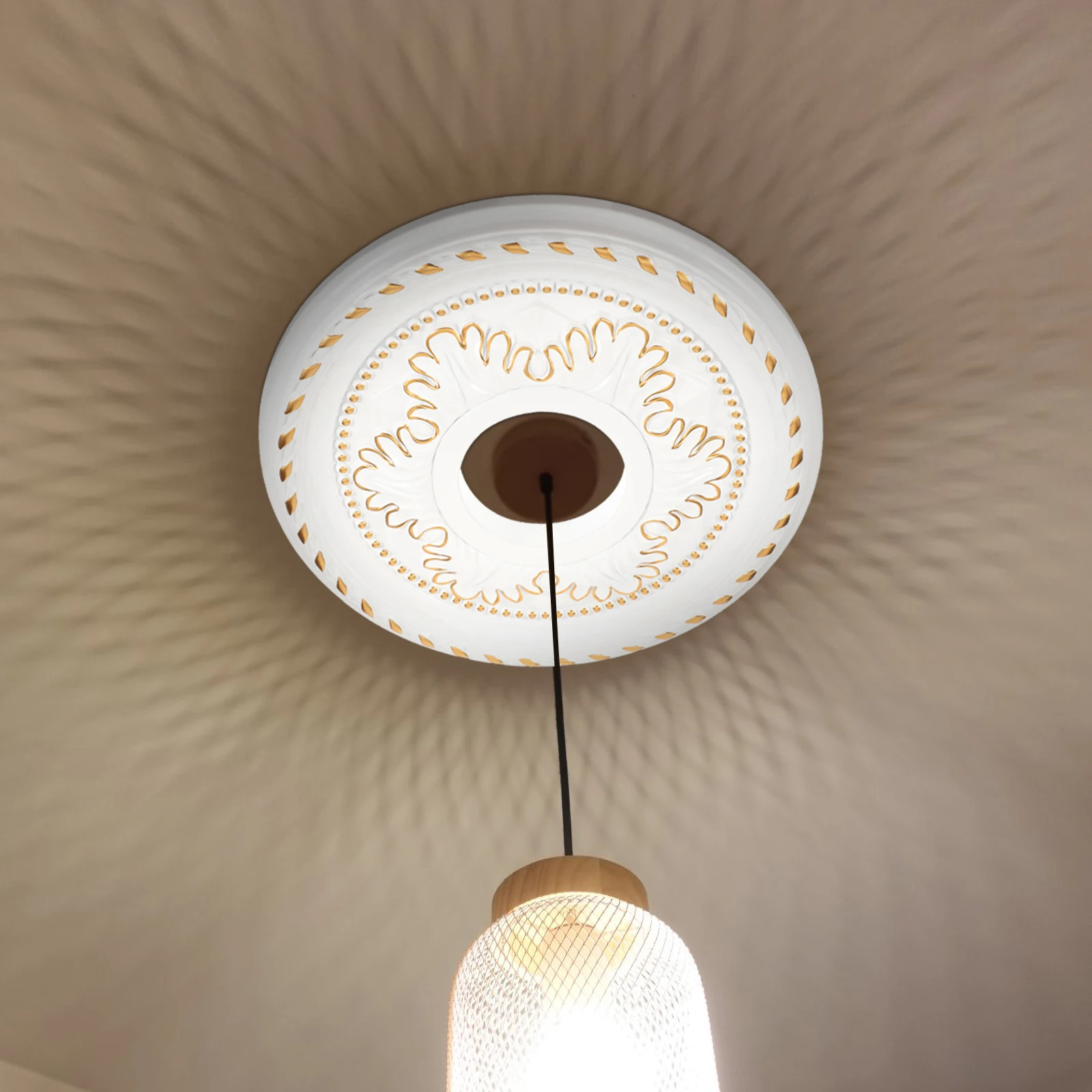 Round Abs Material Elegant Light Fixture Decor Home Lighting Ceiling Fan Medallion Ring Ceiling Lamp Medallion
Round Abs Material Elegant Light Fixture Decor Home Lighting Ceiling Fan Medallion Ring Ceiling Lamp Medallion