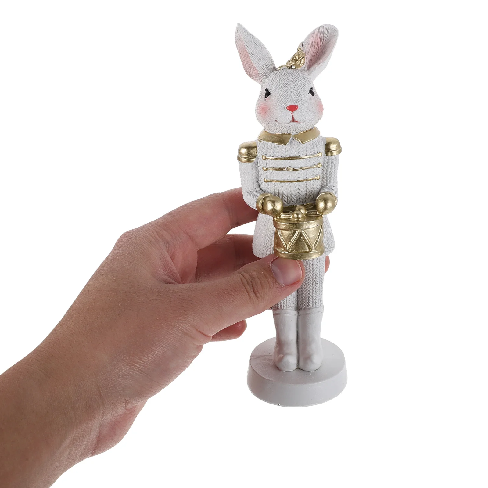 Easter Bunny Nutcracker Resin Rabbit 6.7 Inch Spring Holiday Table Soldier Sculpture Unique Easter Bunny Display Decorative
Easter Bunny Nutcracker Resin Rabbit 6.7 Inch Spring Holiday Table Soldier Sculpture Unique Easter Bunny Display Decorative