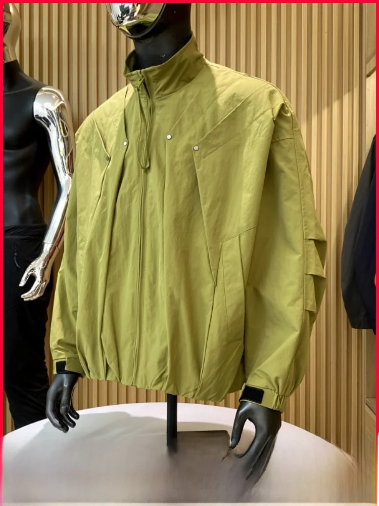 3D Deconstructed Rivet Design Men's Fashion Spring Jacket Batwing Sleeve Stand Collar Outerwear Breathable Polyester Fiber
3D Deconstructed Rivet Design Men's Fashion Spring Jacket Batwing Sleeve Stand Collar Outerwear Breathable Polyester Fiber