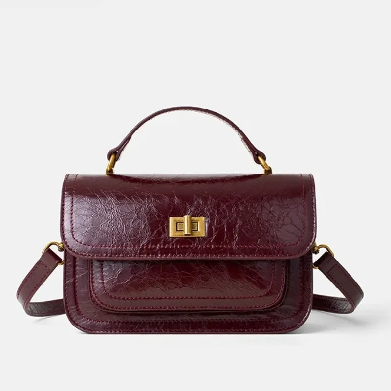 Women's Genuine Cow Leather Shoulder Bag Ladies Fashion Versatile Designer Luxury Crossbody Retro Handbag
Women's Genuine Cow Leather Shoulder Bag Ladies Fashion Versatile Designer Luxury Crossbody Retro Handbag