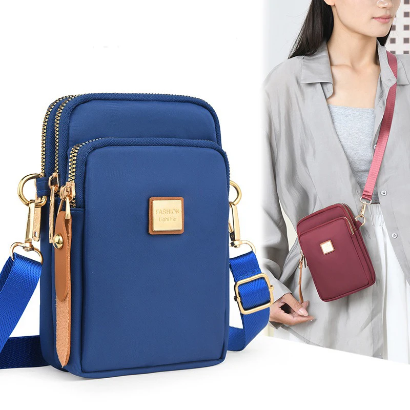 Nylon Crossbody Phone Bag for Women Soft Material Multi Compartment Travel Shoulder Bag Stress Relieving Waist and Hip Bag
Nylon Crossbody Phone Bag for Women Soft Material Multi Compartment Travel Shoulder Bag Stress Relieving Waist and Hip Bag