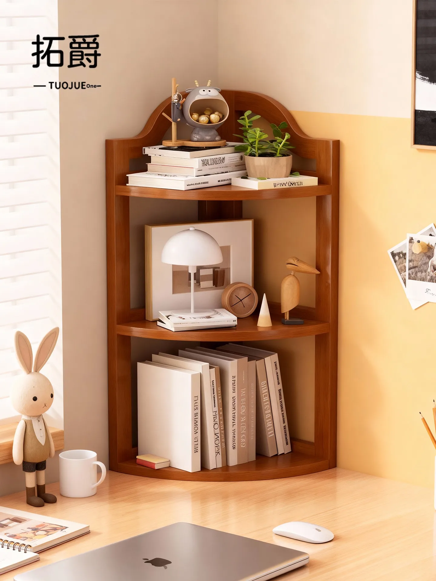 Small Multi-layer Corner Bookshelf Home Desktop Storage Rack Space Saving Organizer Durable Bamboo Material with 3 Layers
Small Multi-layer Corner Bookshelf Home Desktop Storage Rack Space Saving Organizer Durable Bamboo Material with 3 Layers