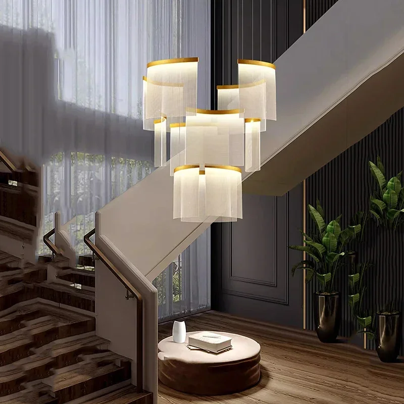 Nordic Minimalist Alloy Material Innovative Pendant Dimmable Live Room Dining Table Staircase Chandelier Design Home Furnishing
Nordic Minimalist Alloy Material Innovative Pendant Dimmable Live Room Dining Table Staircase Chandelier Design Home Furnishing