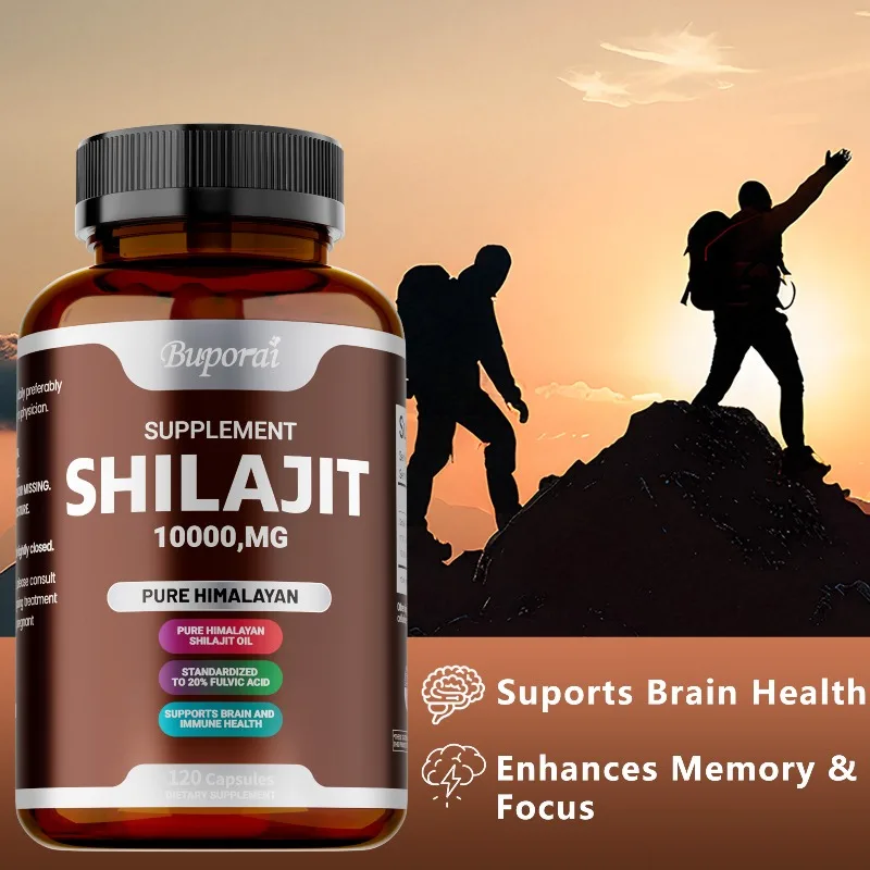 Pure Himalayan Shilajit Capsule - Supports Nervous and Brain Function Health,Improve Mental Clarity,Anti-Fatigue,Increase Energy
Pure Himalayan Shilajit Capsule - Supports Nervous and Brain Function Health,Improve Mental Clarity,Anti-Fatigue,Increase Energy