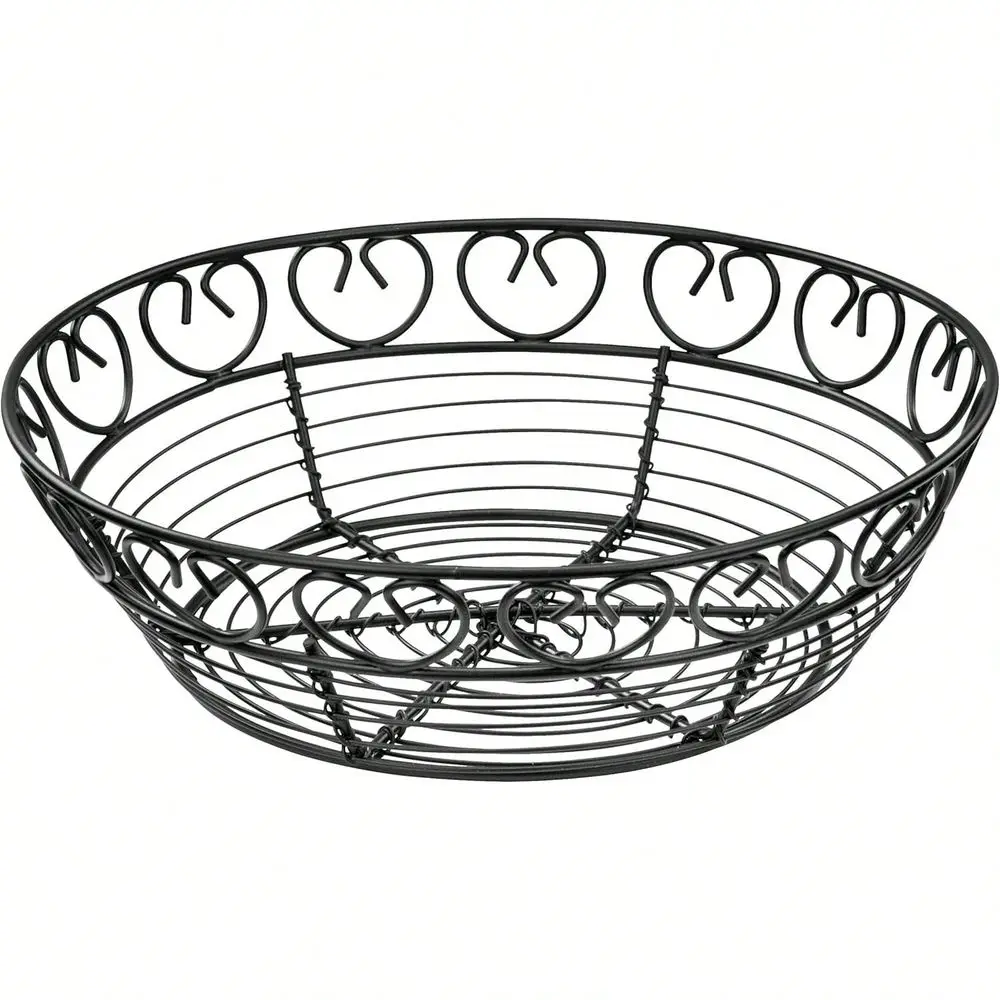 High Wire Fruit Basket, 8Inch Round X 2.25Inch, Bla,Medium Variant 1
High Wire Fruit Basket, 8Inch Round X 2.25Inch, Bla,Medium Variant 1