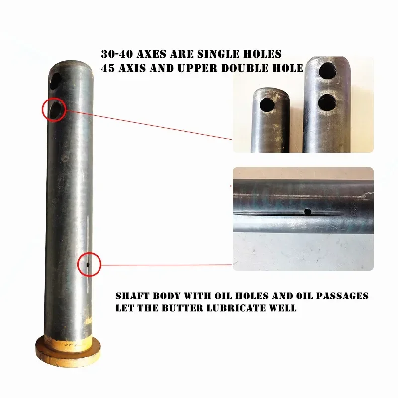 Excavator Bucket Shaft Bucket Pin Excavator Connecting Rod I-frame Large Arm Horse Head Pin Wear-resistant Hook Machine Parts
Excavator Bucket Shaft Bucket Pin Excavator Connecting Rod I-frame Large Arm Horse Head Pin Wear-resistant Hook Machine Parts