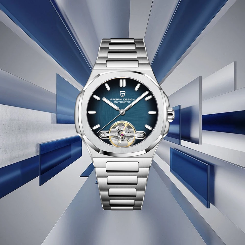 Новые мужские механические часы PAGANI DESIGN Tourbillon 2026 года, роскошные автоматические часы для мужчин, с сапфировым стеклом AR, водонепроницаемые, светящиеся
Новые мужские механические часы PAGANI DESIGN Tourbillon 2026 года, роскошные автоматические часы для мужчин, с сапфировым стеклом AR, водонепроницаемые, светящиеся