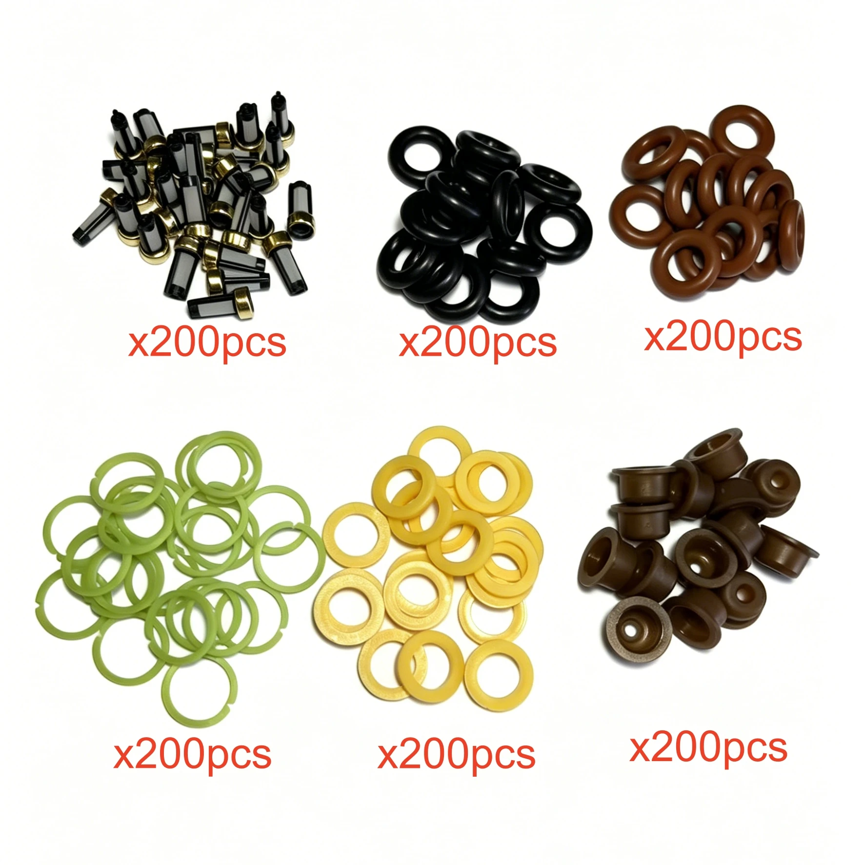 Fuel Injector Rebuild Kit For Bosch EV1 style : Micro filter FKM orings Pintle Caps Washer Gasket for Free Shipping
Fuel Injector Rebuild Kit For Bosch EV1 style : Micro filter FKM orings Pintle Caps Washer Gasket for Free Shipping