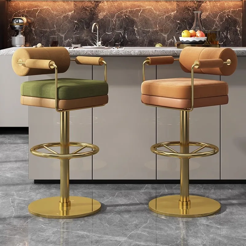 Luxury Modern Gold Stainless Steel High Chair Commercial Bar Pub Cocktail Lounge Island Counter Swivel Adjustable Height Stool
Luxury Modern Gold Stainless Steel High Chair Commercial Bar Pub Cocktail Lounge Island Counter Swivel Adjustable Height Stool