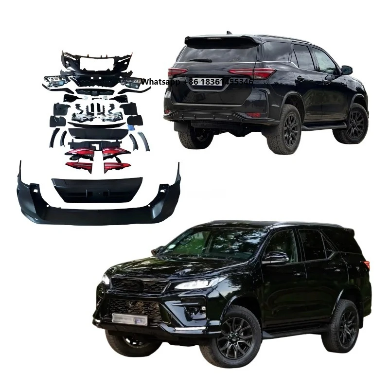 for To-Yo-Ta Fortuner 2017-2022 Change To Fortuner Legender GR Sport Bodykit PP Bumper LED Headlights Taillights
for To-Yo-Ta Fortuner 2017-2022 Change To Fortuner Legender GR Sport Bodykit PP Bumper LED Headlights Taillights