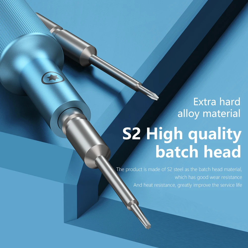 MY-905 Xiaolan Screwdriver Heat Resistance High Temperature Quenching S2 Alloy Steel High Quality Batch Head For Phone Repair
MY-905 Xiaolan Screwdriver Heat Resistance High Temperature Quenching S2 Alloy Steel High Quality Batch Head For Phone Repair