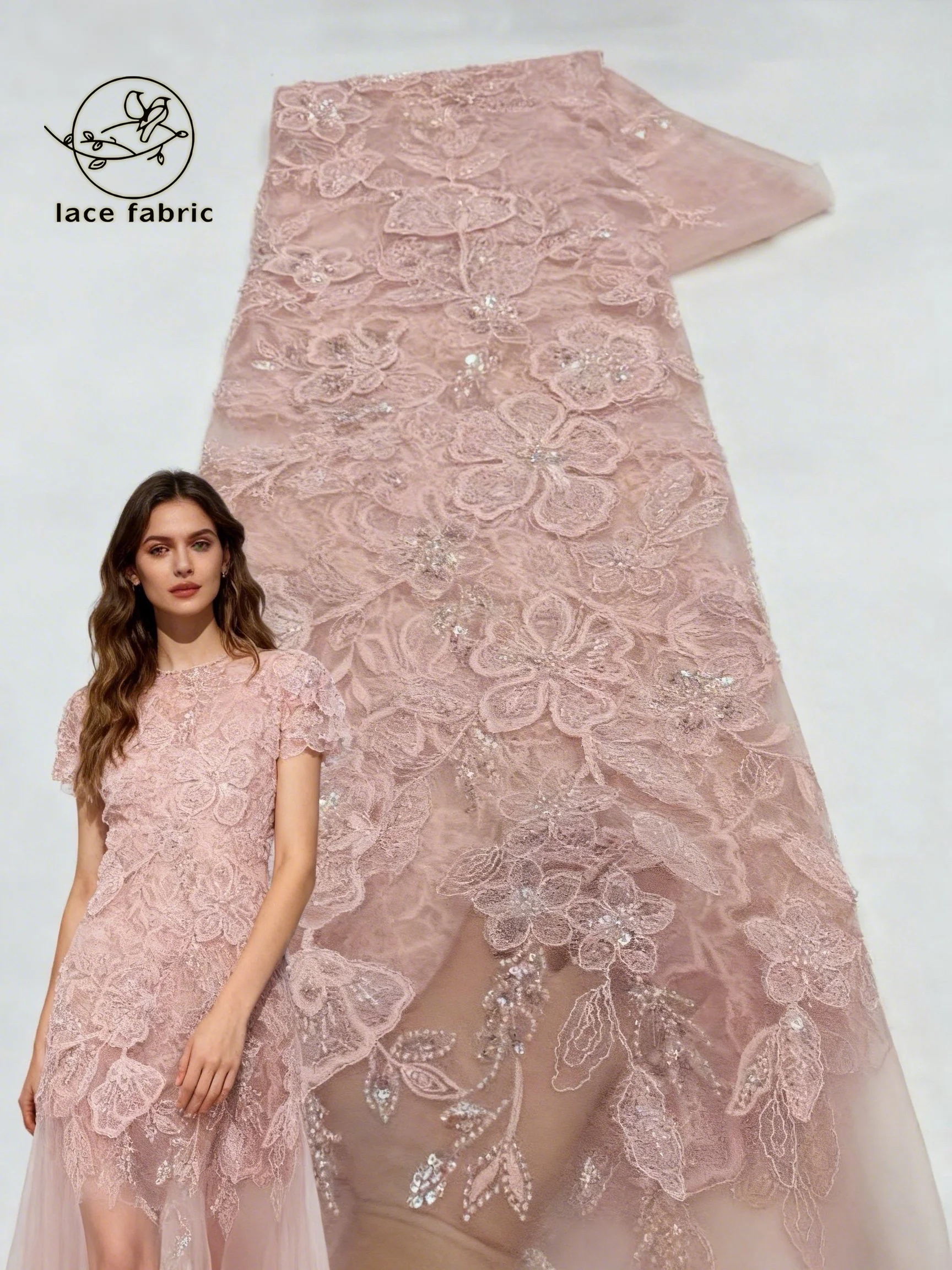 African Sequins Net Lace Fabric 2026 High Quality Groom Embroidery French Tulle Laces 5 Yards Nigerian For Sewing Party Dresses
African Sequins Net Lace Fabric 2026 High Quality Groom Embroidery French Tulle Laces 5 Yards Nigerian For Sewing Party Dresses