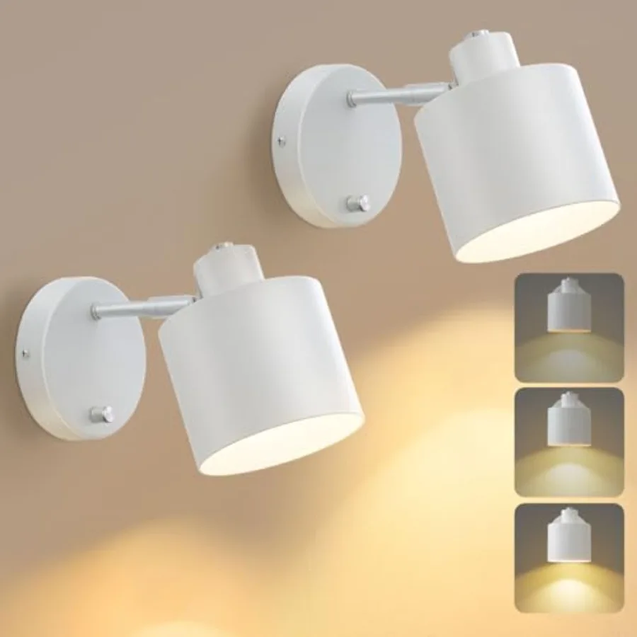Wall Sconces Set of Two with Switch, Dimmable Indoor Hardwired Wall Sconce, Industrial Wall Lights for Bedroom, Living Room, Ba
Wall Sconces Set of Two with Switch, Dimmable Indoor Hardwired Wall Sconce, Industrial Wall Lights for Bedroom, Living Room, Ba