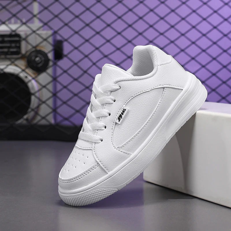 Kid's White School Shoes Casual Sneakers Lightweight Non-Slip Walking Sports Tennis Footwear Flat for Boys And Girls
Kid's White School Shoes Casual Sneakers Lightweight Non-Slip Walking Sports Tennis Footwear Flat for Boys And Girls