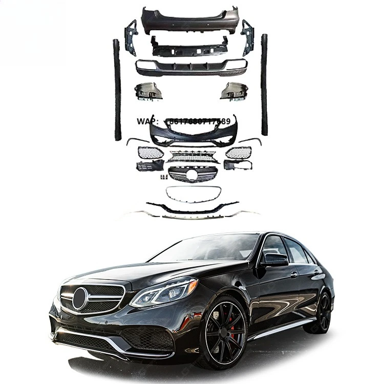 Bodykit for E-class W212 LCI Upgrade E63 Body Kit E-class Front Rear Bumper Side Skirts Rear Diffuser 2013-2015
Bodykit for E-class W212 LCI Upgrade E63 Body Kit E-class Front Rear Bumper Side Skirts Rear Diffuser 2013-2015