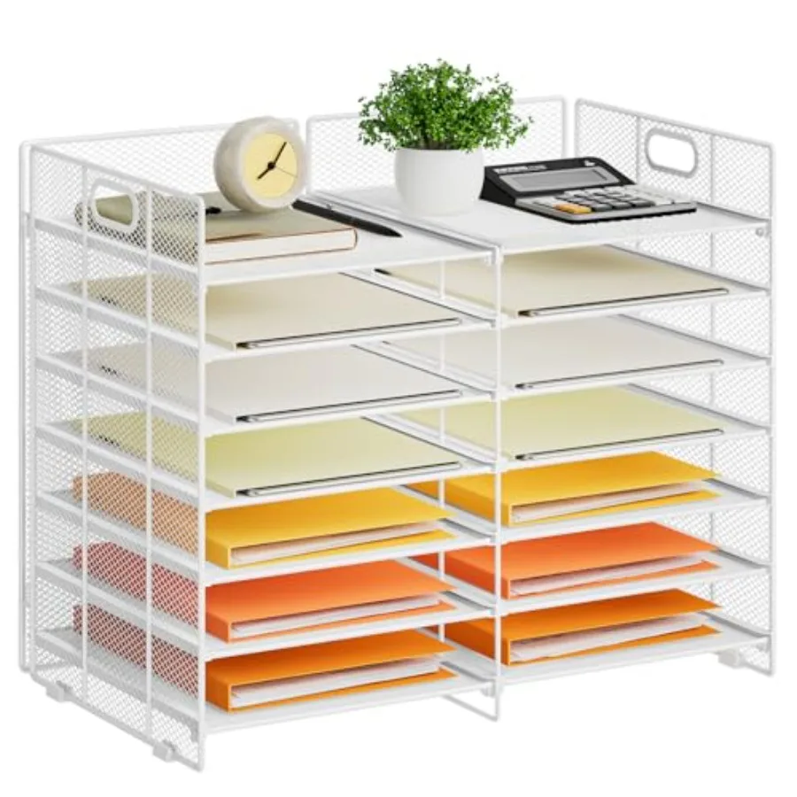 Desktop, 12 Compartments Mesh Paper Organizer Desk Organizers, Adjustable File Sorter Mail Center Paper Storage Cabinet Classro
Desktop, 12 Compartments Mesh Paper Organizer Desk Organizers, Adjustable File Sorter Mail Center Paper Storage Cabinet Classro