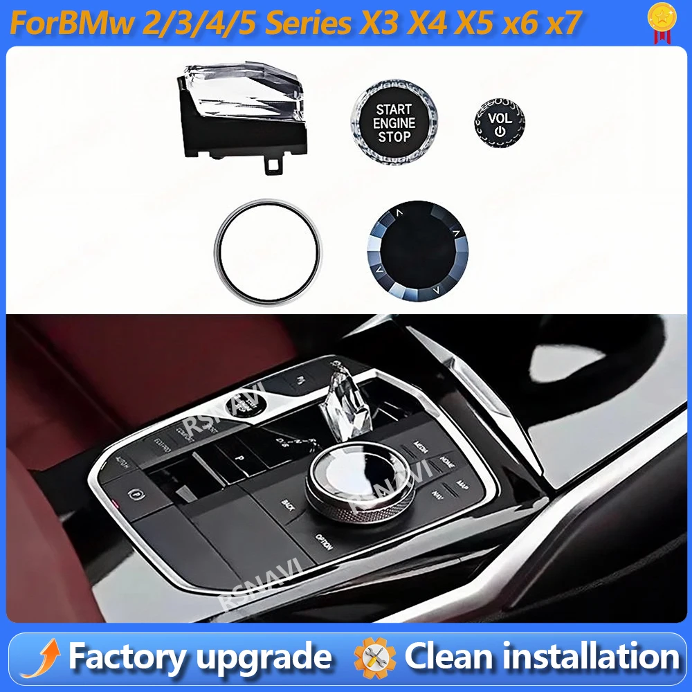 RHD Crystal Gear Paddle Shifter Lever Knob For BMW 2 3 4 Series G20 G21 G22 G26 G28 X5 X6 X7 Engine Start Button Kit 4pcs
RHD Crystal Gear Paddle Shifter Lever Knob For BMW 2 3 4 Series G20 G21 G22 G26 G28 X5 X6 X7 Engine Start Button Kit 4pcs