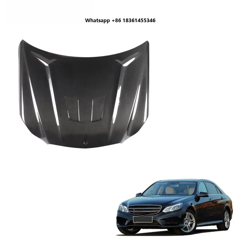 Carbon Fiber Engine Hood Bonnet Cover FOR E Class W212 LCI 2013-2016
Carbon Fiber Engine Hood Bonnet Cover FOR E Class W212 LCI 2013-2016