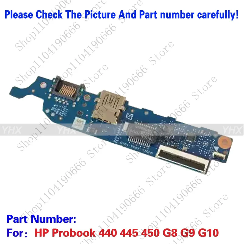 Notebook computer components New For HP Probook 440 445 450 G8 G9 G10 USB Ethernet Board HSN-Q32C.
Notebook computer components New For HP Probook 440 445 450 G8 G9 G10 USB Ethernet Board HSN-Q32C.
